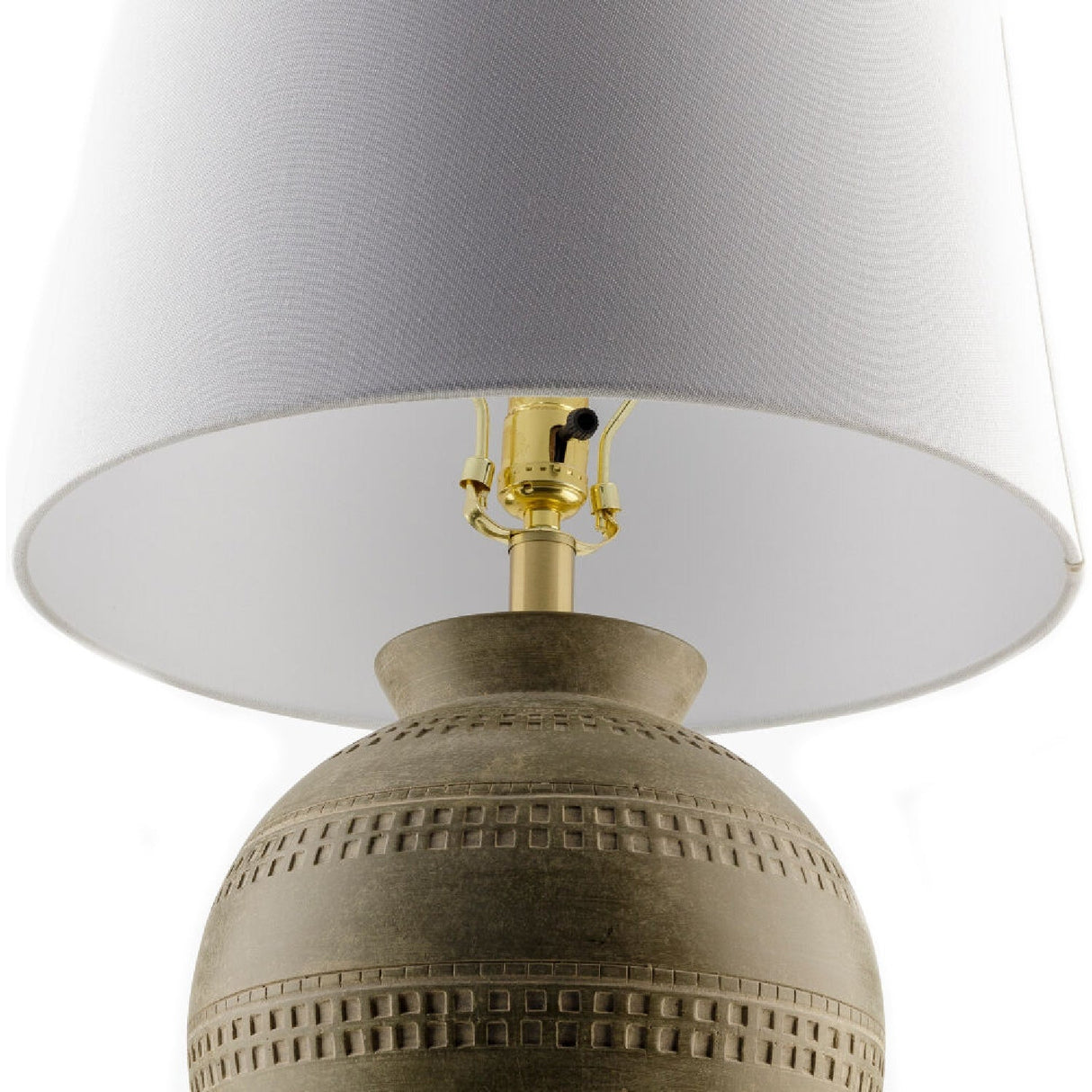 Modern European furniture - Painted Round Base Table Lamp - www.oroa.com