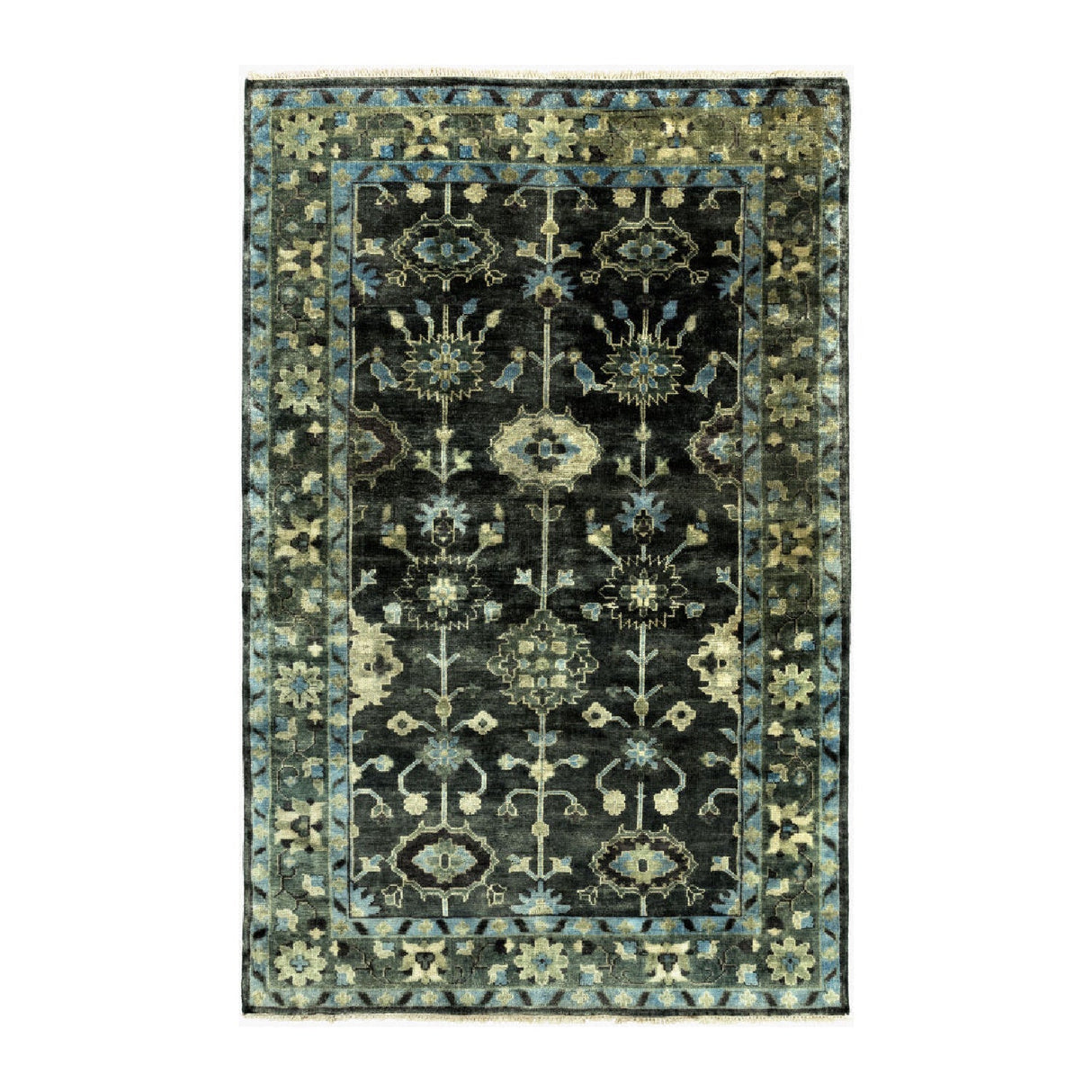 Modern furniture - Hand-Knotted Wool Boho Carpet - www.oroa.com
