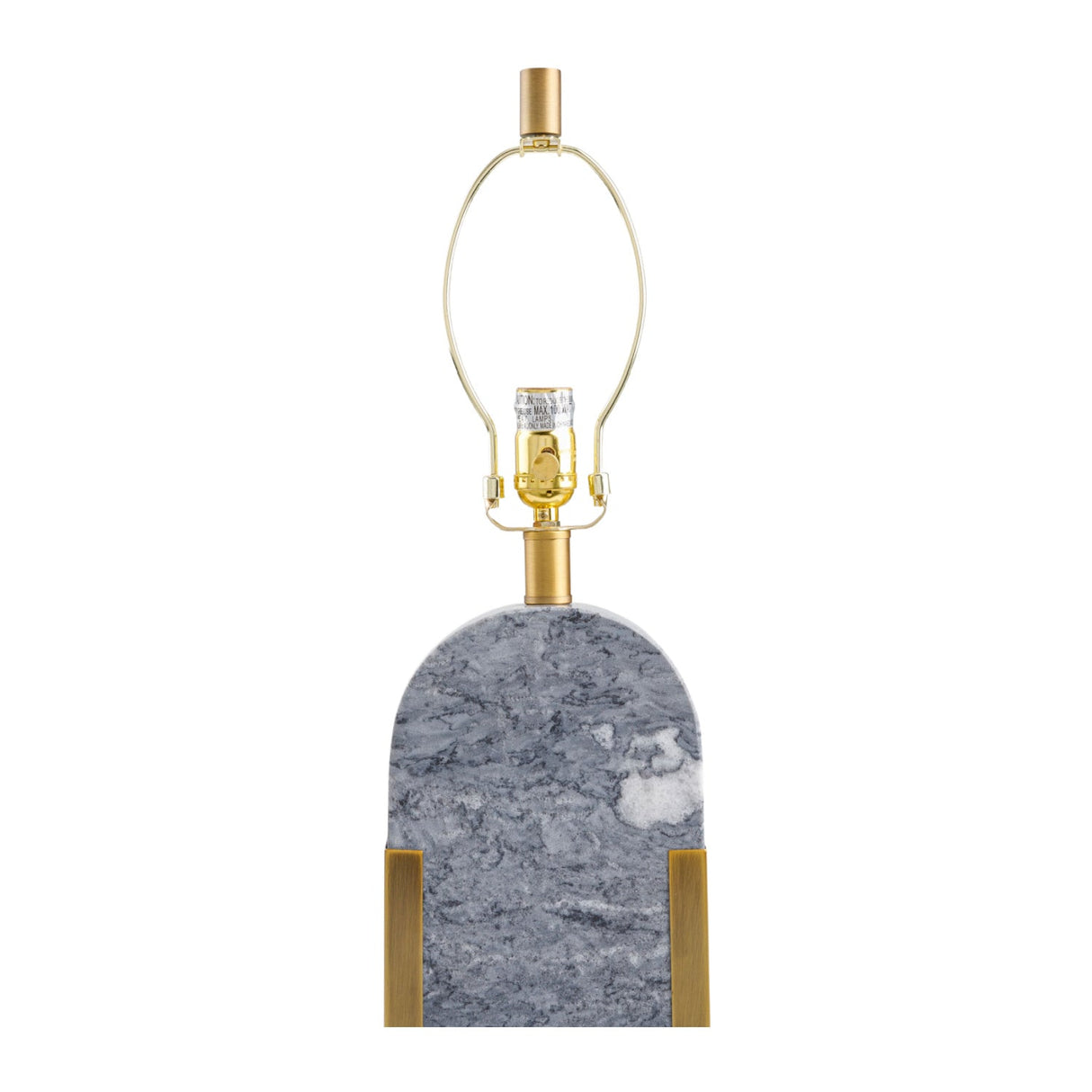 Modern European furniture - Gray Marble Accent Table Lamp - www.oroa.com