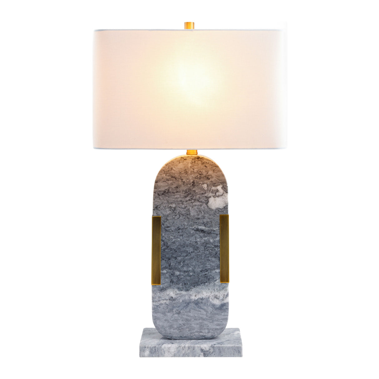 Gray Marble Accent Table Lamp | Oroa.com