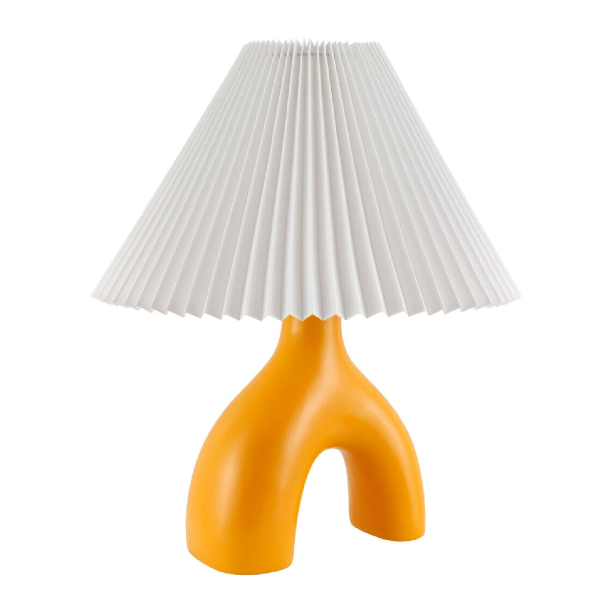 Modern European furniture - Ceramic White Linen Table Lamp - www.oroa.com