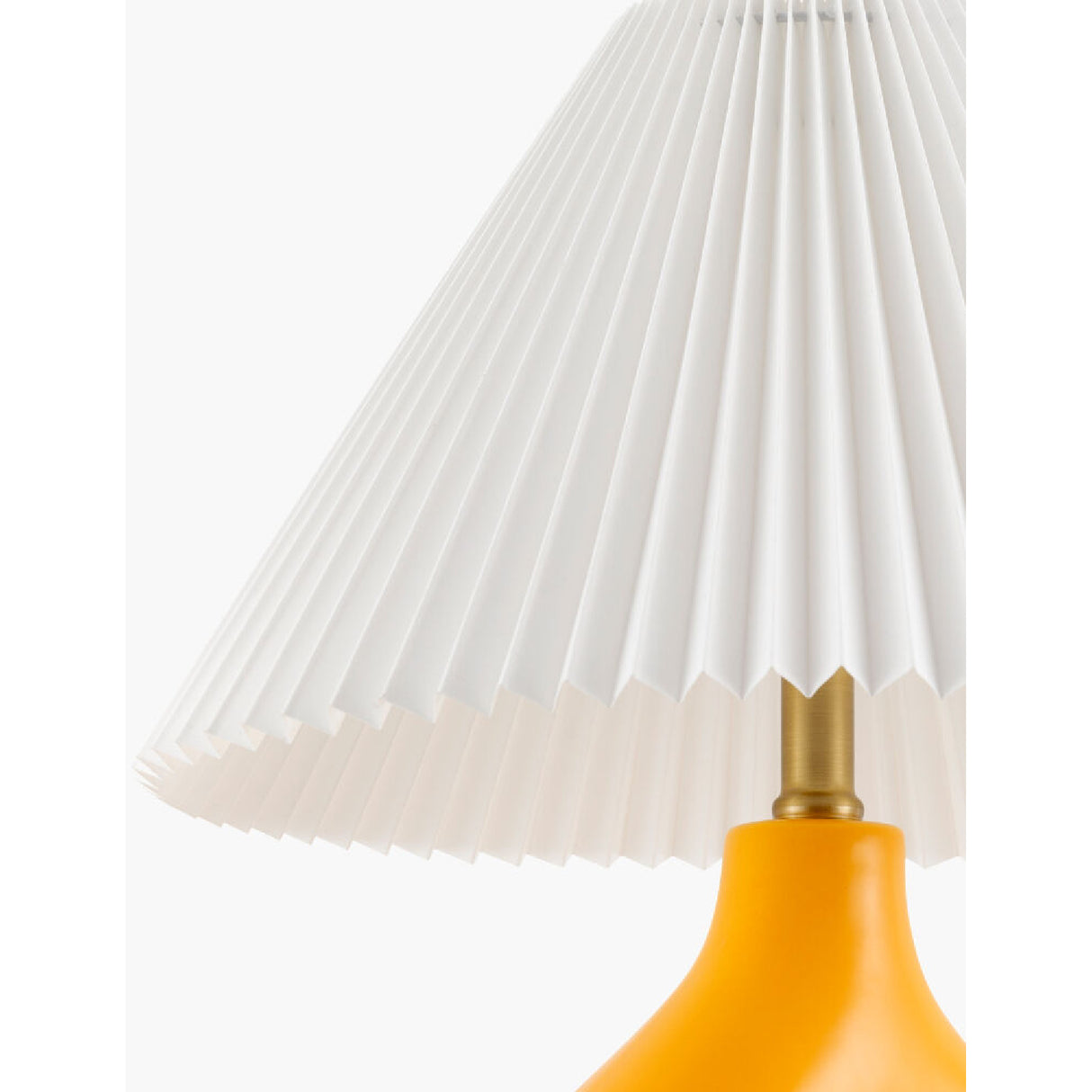 Modern European furniture - Ceramic White Linen Table Lamp - www.oroa.com