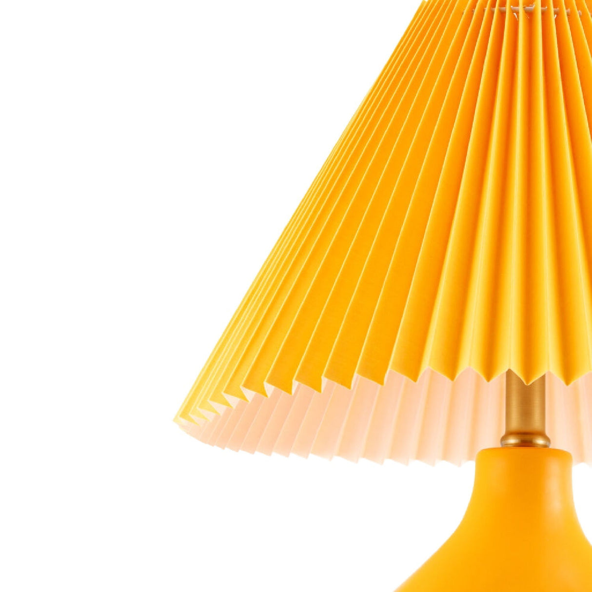 Modern European furniture - Ceramic Cream Linen Table Lamp - www.oroa.com