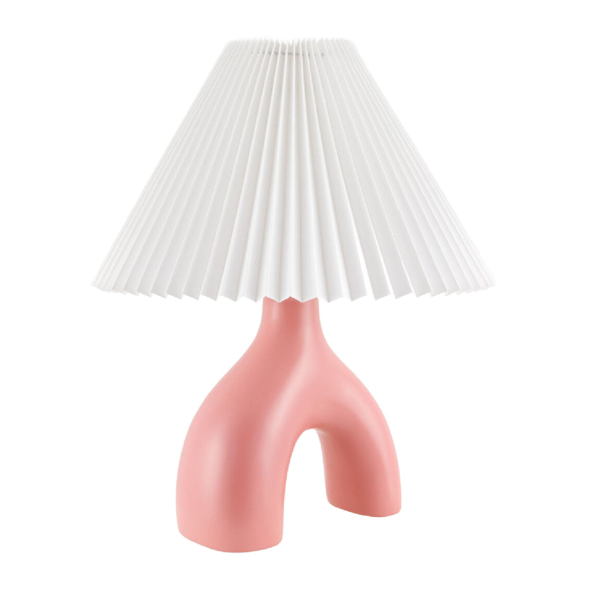 Modern European furniture - Ceramic White Linen Table Lamp - www.oroa.com