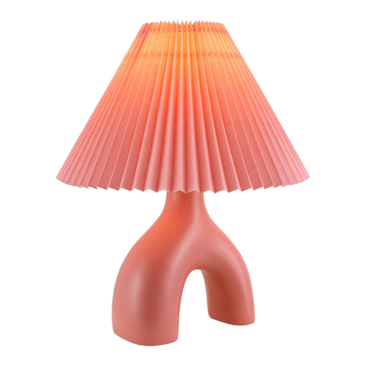 Modern European furniture - Ceramic Cream Linen Table Lamp - www.oroa.com