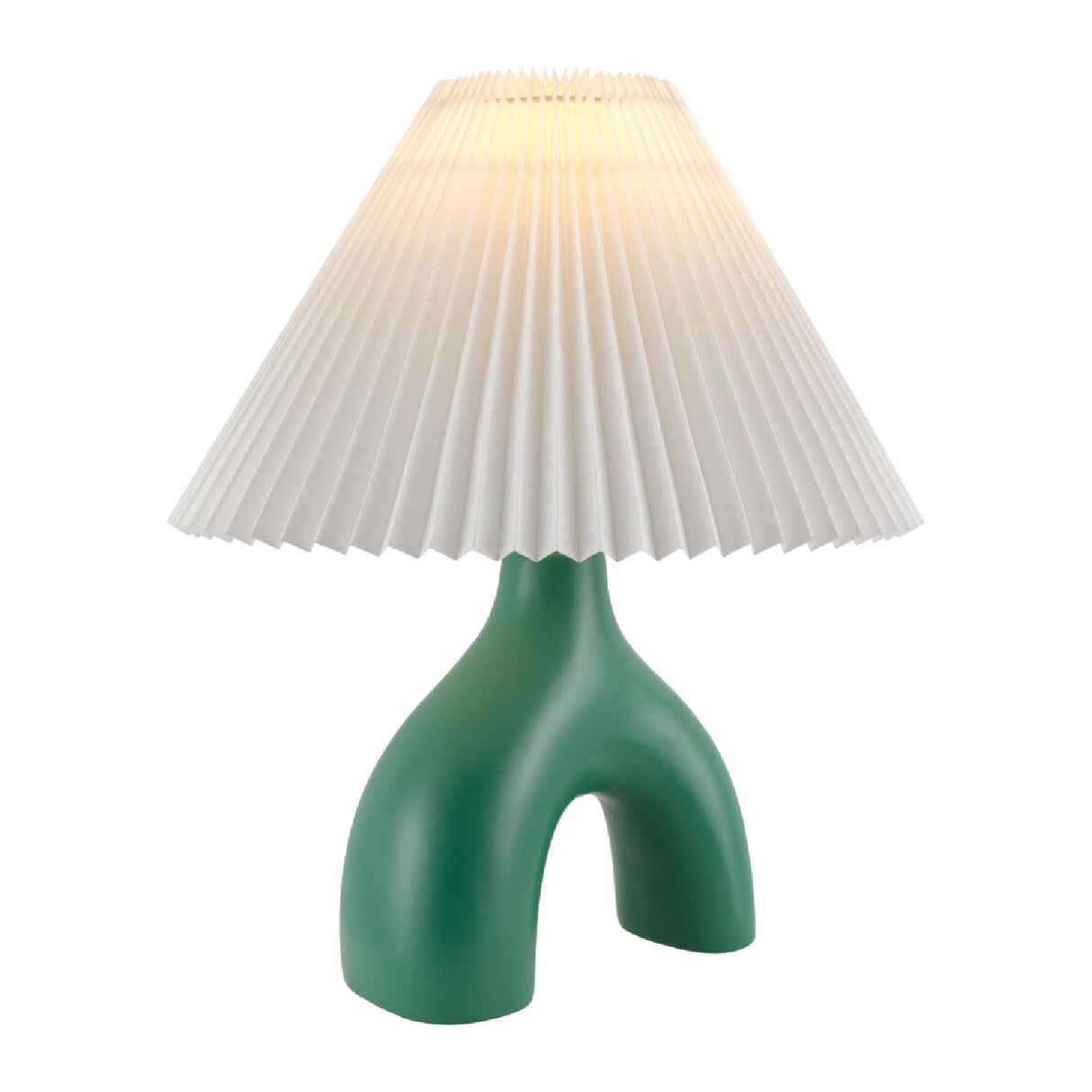 Modern European furniture - Ceramic White Linen Table Lamp - www.oroa.com