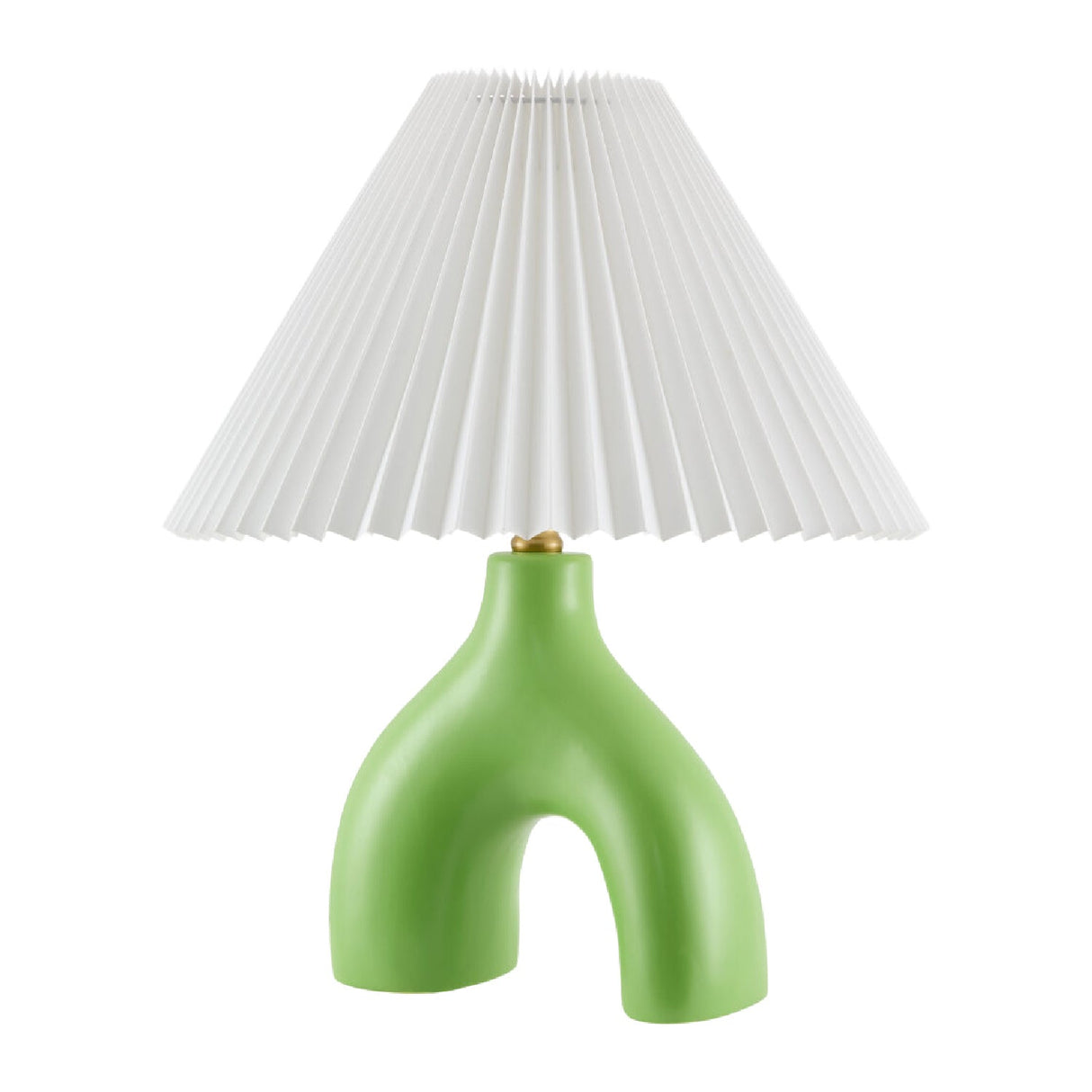 Modern European furniture - Ceramic White Linen Table Lamp - www.oroa.com