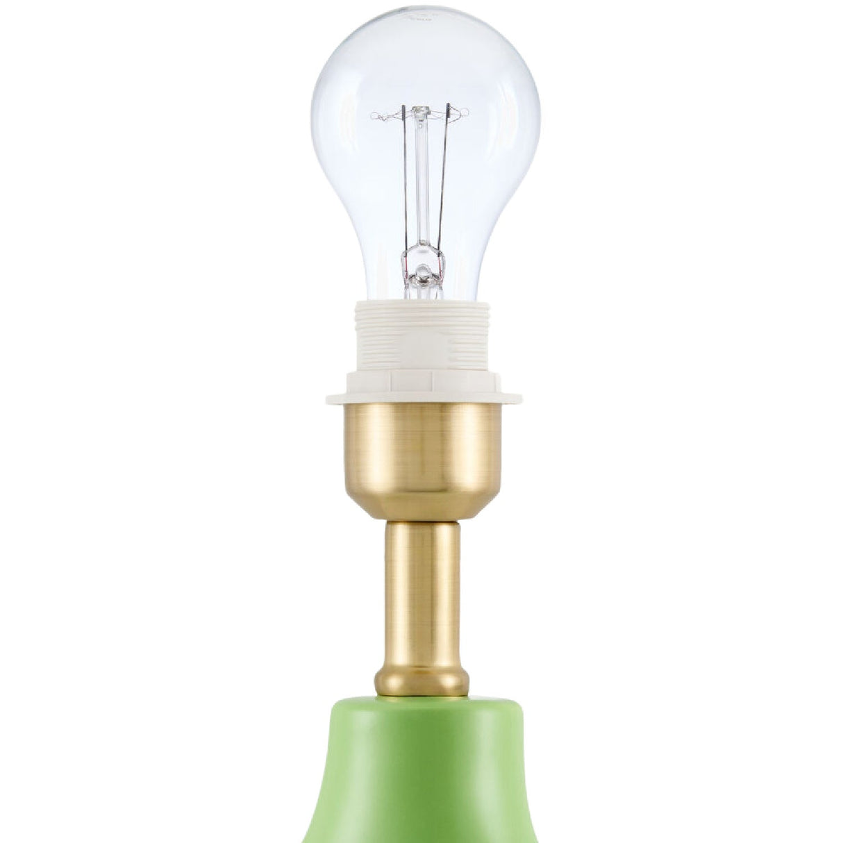 Modern European furniture - Ceramic White Linen Table Lamp - www.oroa.com