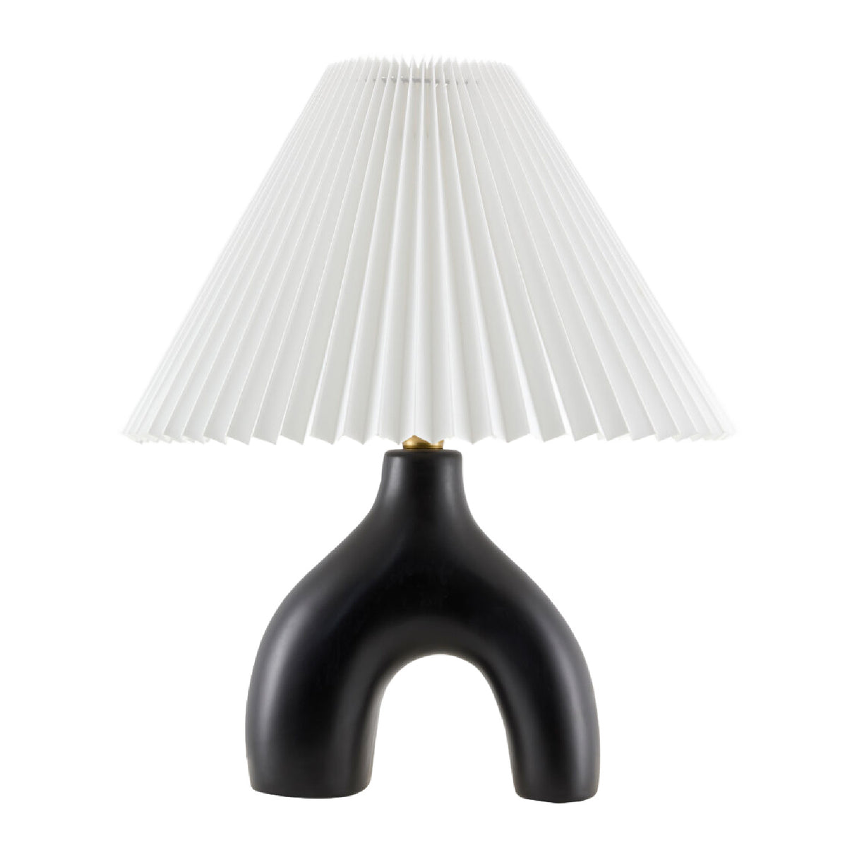Ceramic White Linen Table Lamp | Oroa.com