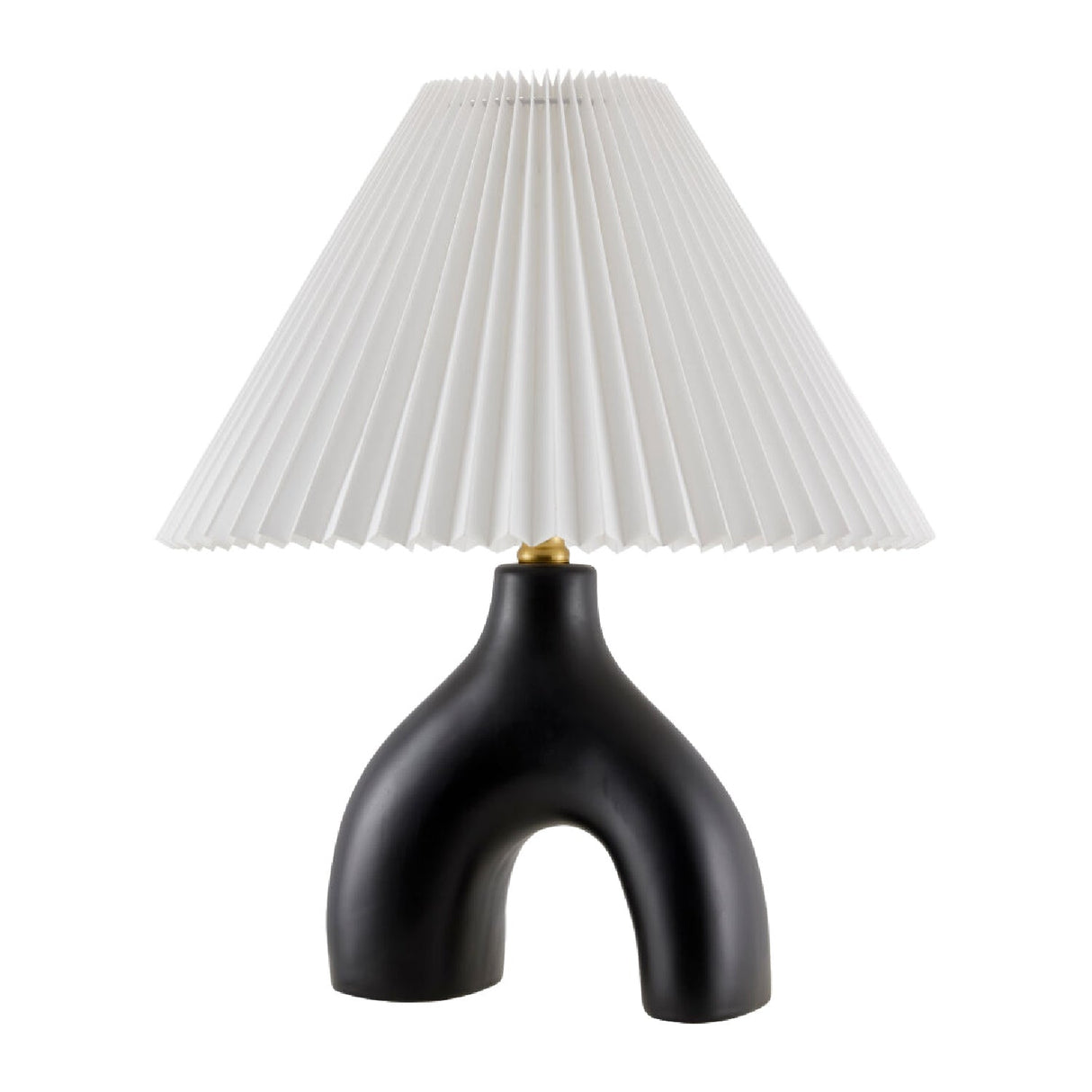 Modern European furniture - Ceramic White Linen Table Lamp - www.oroa.com