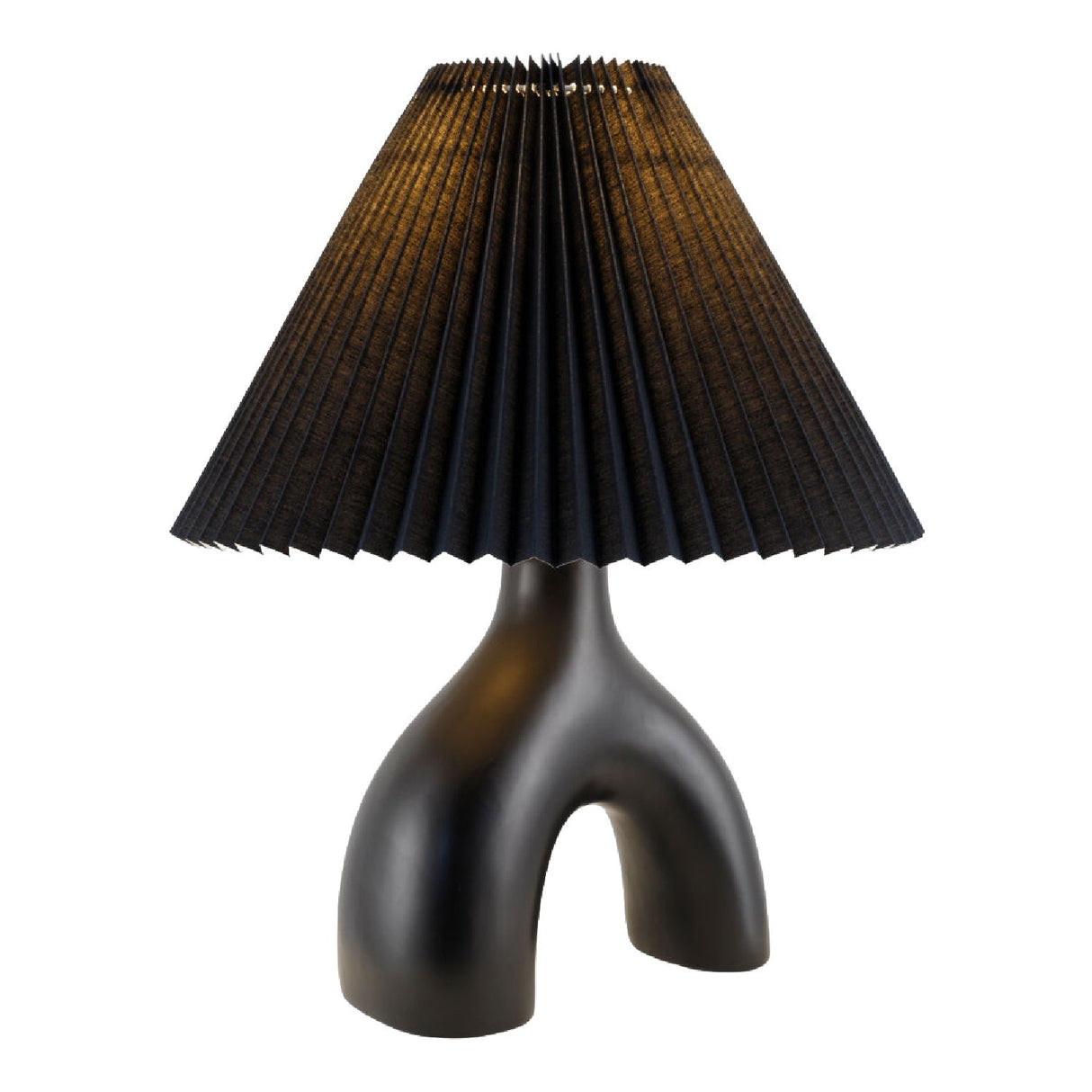 Modern European furniture - Ceramic Cream Linen Table Lamp - www.oroa.com