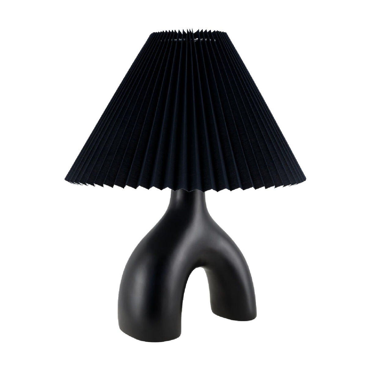 Modern European furniture - Ceramic Cream Linen Table Lamp - www.oroa.com
