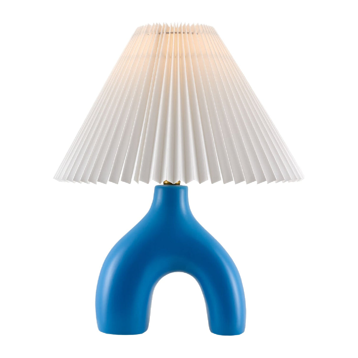 Modern European furniture - Ceramic White Linen Table Lamp - www.oroa.com