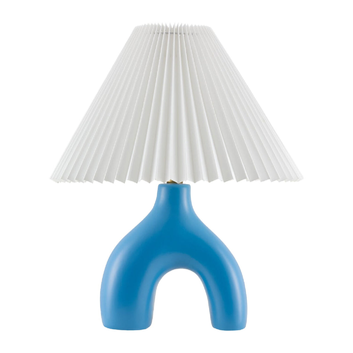 Modern European furniture - Ceramic White Linen Table Lamp - www.oroa.com
