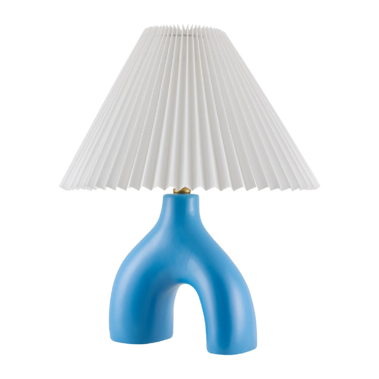 Modern European furniture - Ceramic White Linen Table Lamp - www.oroa.com