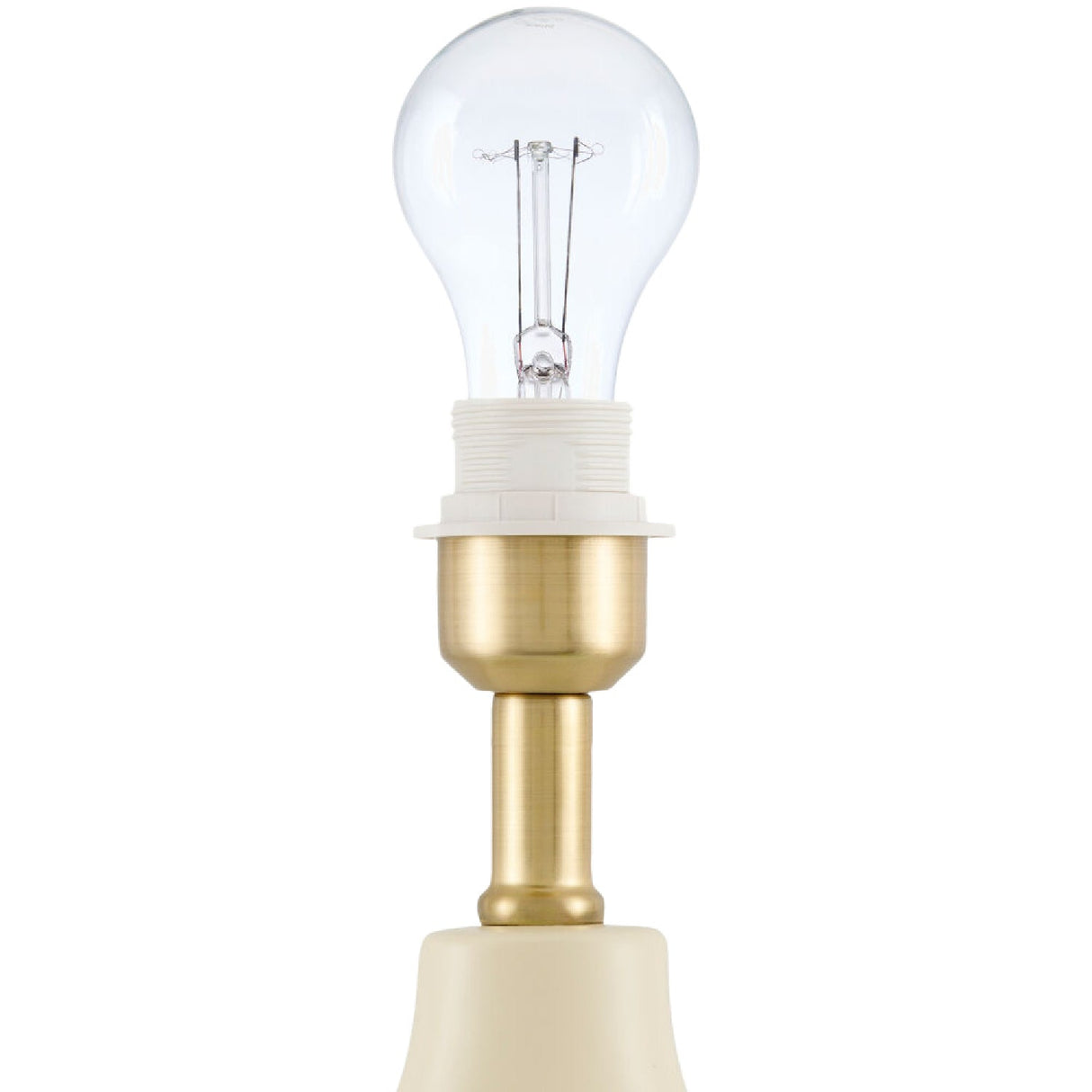 Modern European furniture - Ceramic White Linen Table Lamp - www.oroa.com