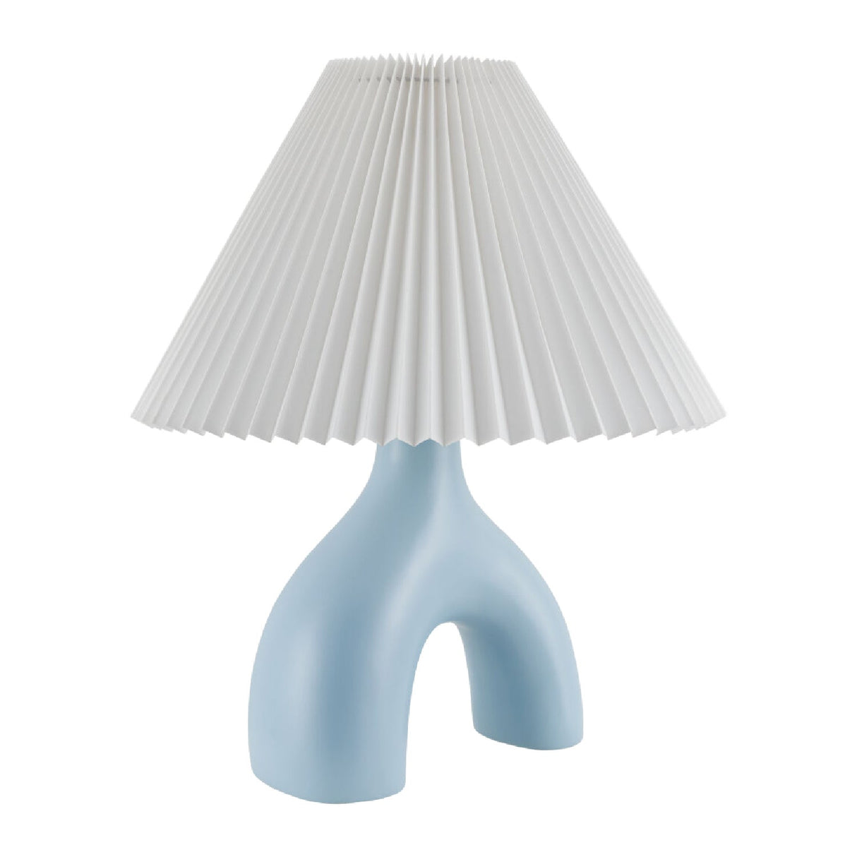 Modern European furniture - Ceramic White Linen Table Lamp - www.oroa.com