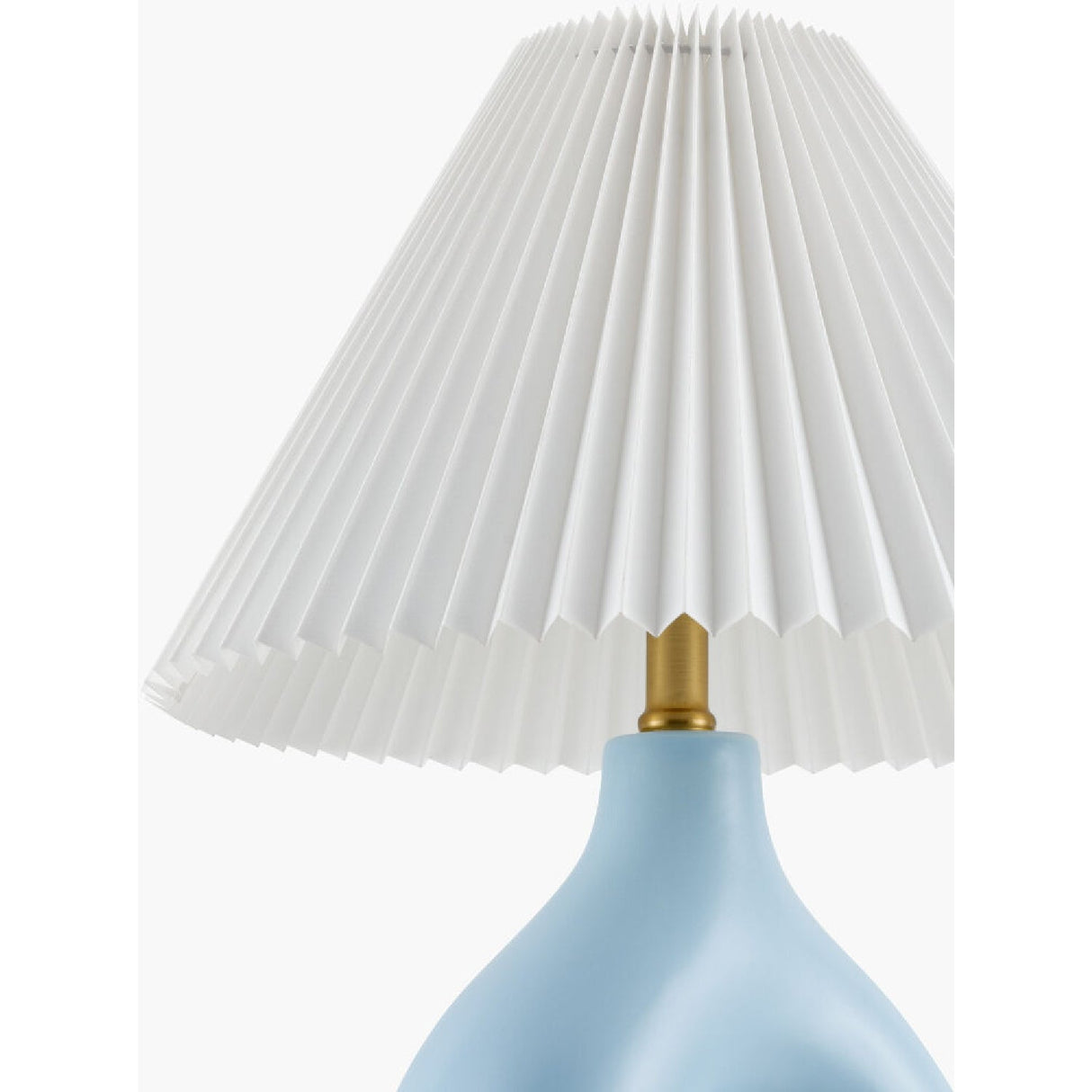 Modern European furniture - Ceramic White Linen Table Lamp - www.oroa.com