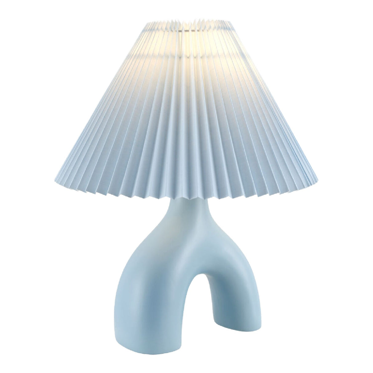 Modern European furniture - Ceramic Cream Linen Table Lamp - www.oroa.com