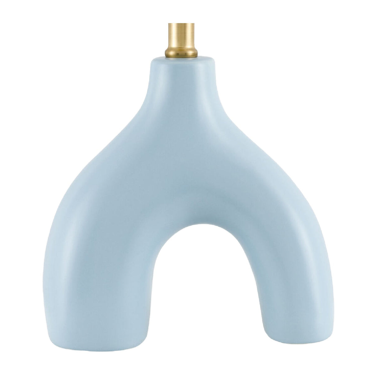 Modern European furniture - Ceramic Cream Linen Table Lamp - www.oroa.com