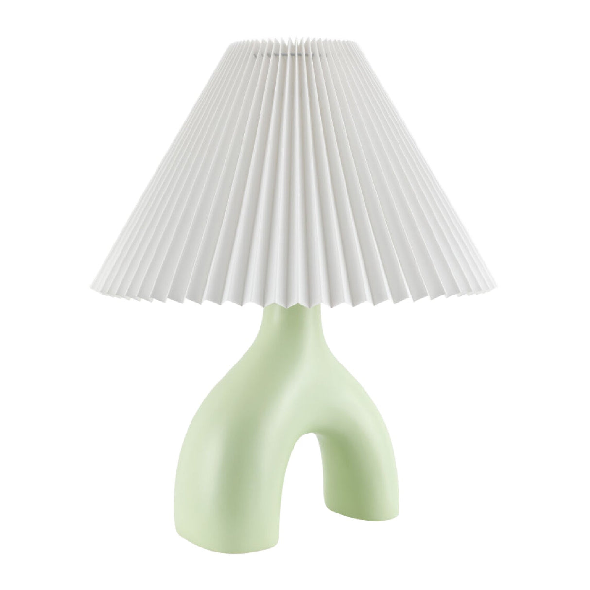 Modern European furniture - Ceramic White Linen Table Lamp - www.oroa.com
