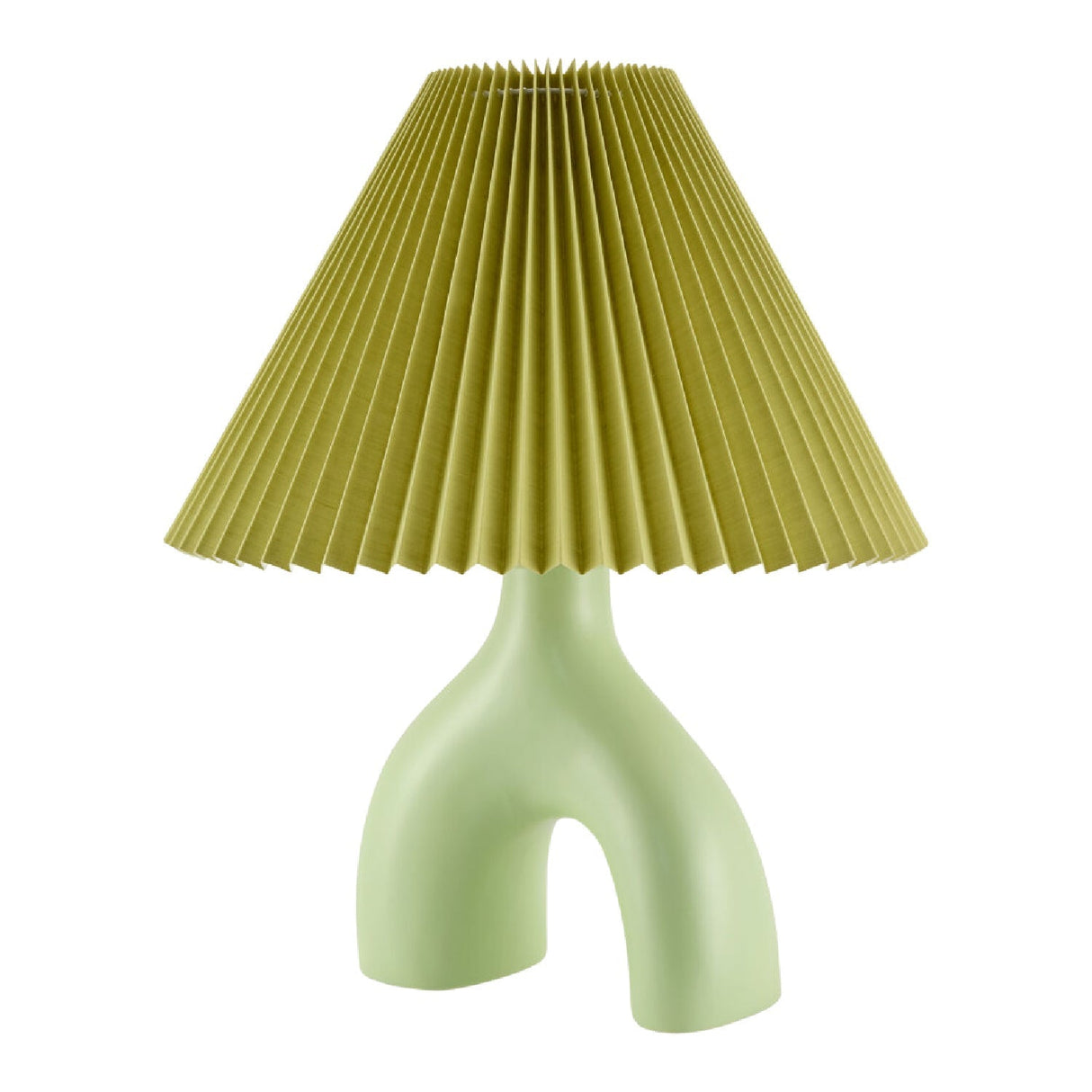 Modern European furniture - Ceramic Cream Linen Table Lamp - www.oroa.com