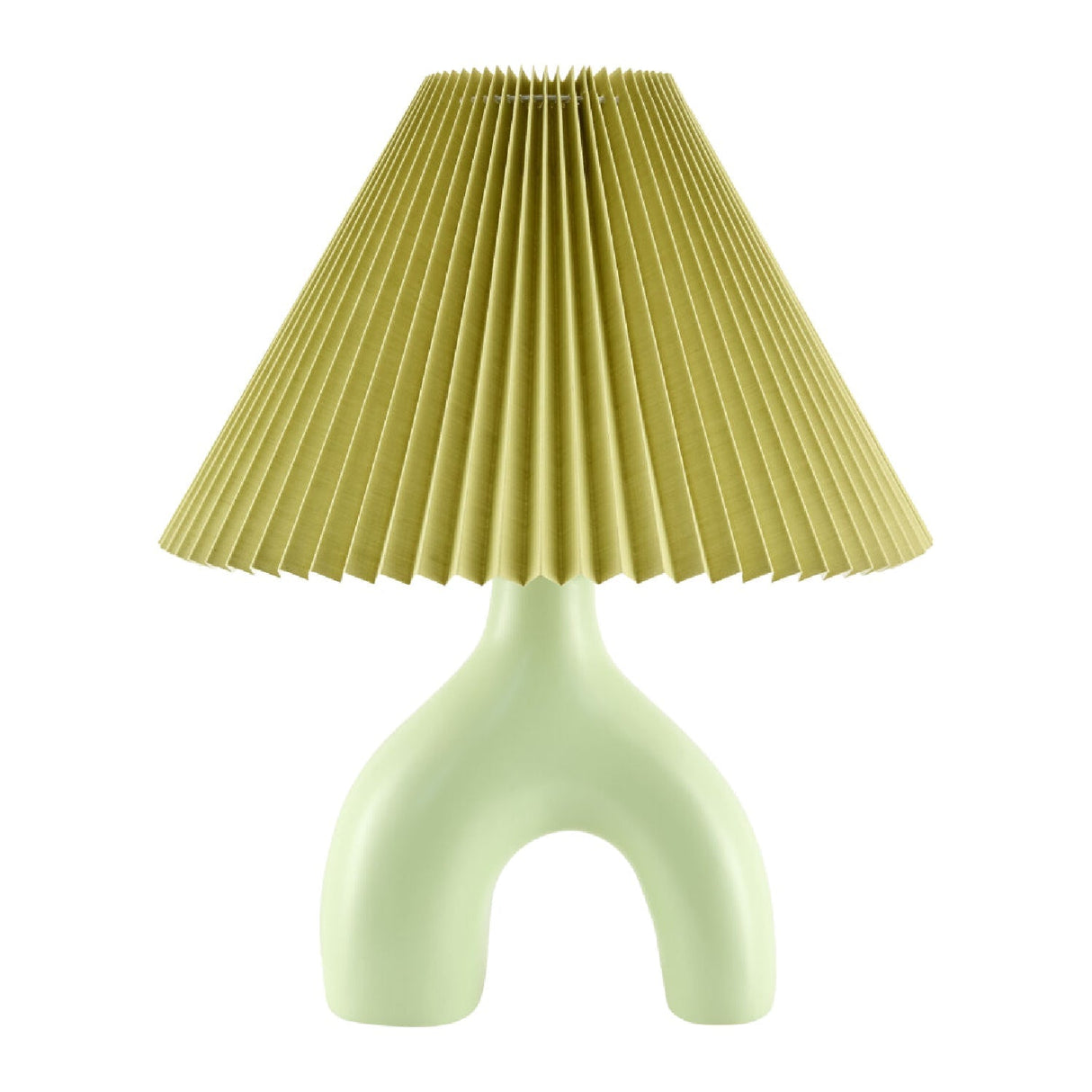 Modern European furniture - Ceramic Cream Linen Table Lamp - www.oroa.com