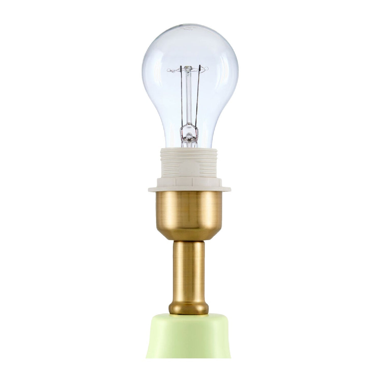 Modern European furniture - Ceramic Cream Linen Table Lamp - www.oroa.com