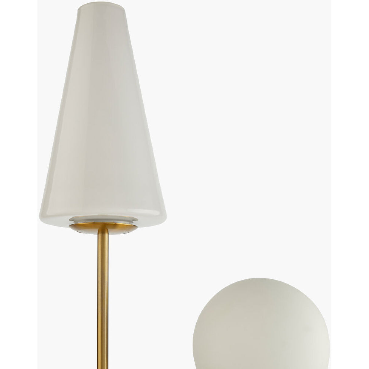 White 2-Light Accent Table Lamp | Oroa.com