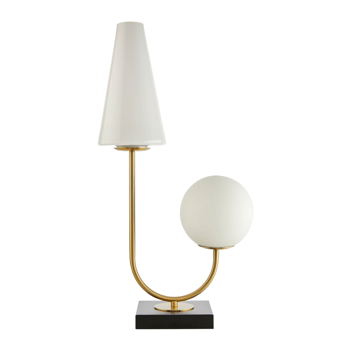 Modern European furniture - White 2-Light Accent Table Lamp - www.oroa.com