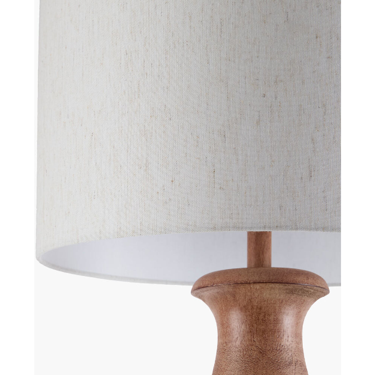 Beige Linen Accent Floor Lamp | Oroa.com