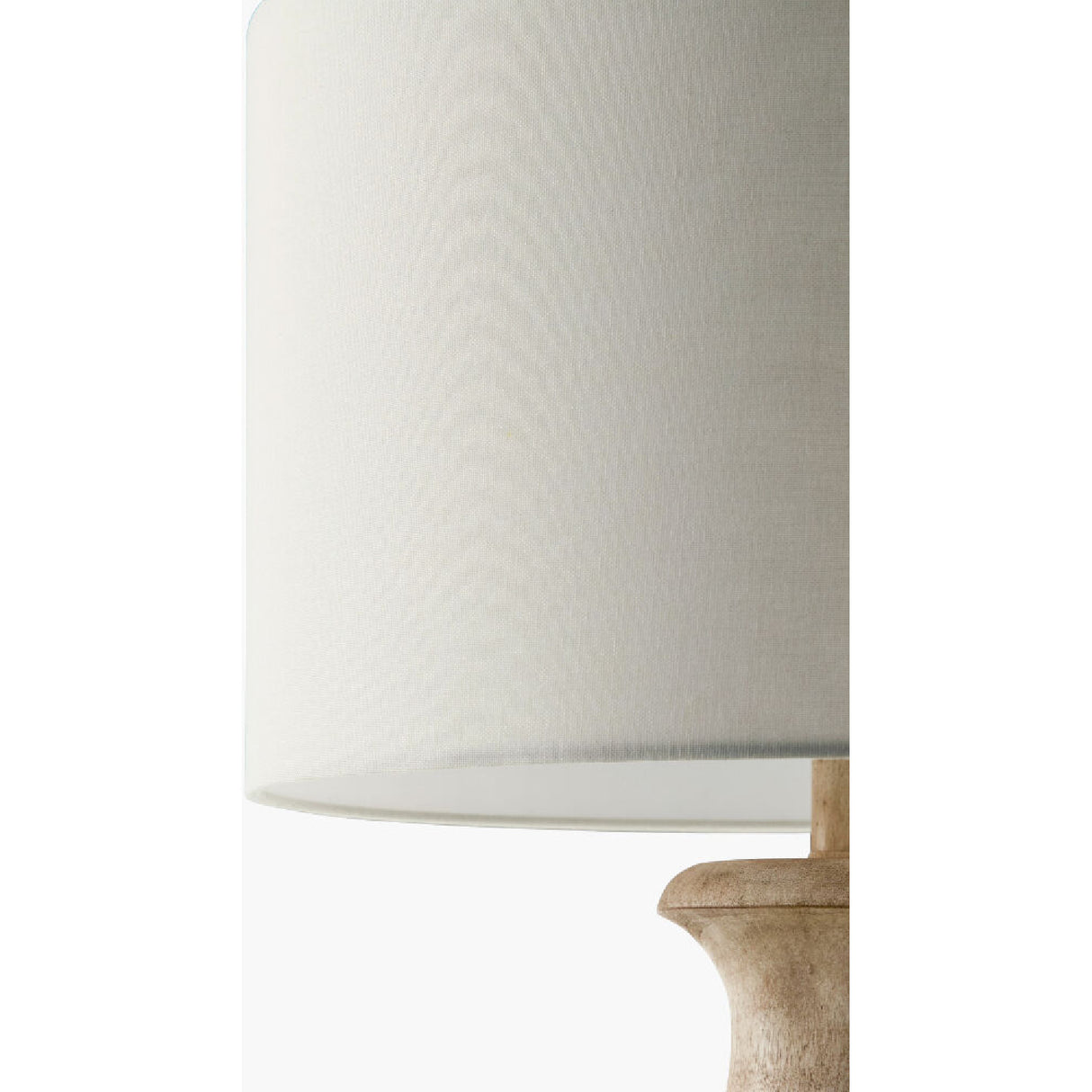 White Linen Accent Table Lamp | Oroa.com