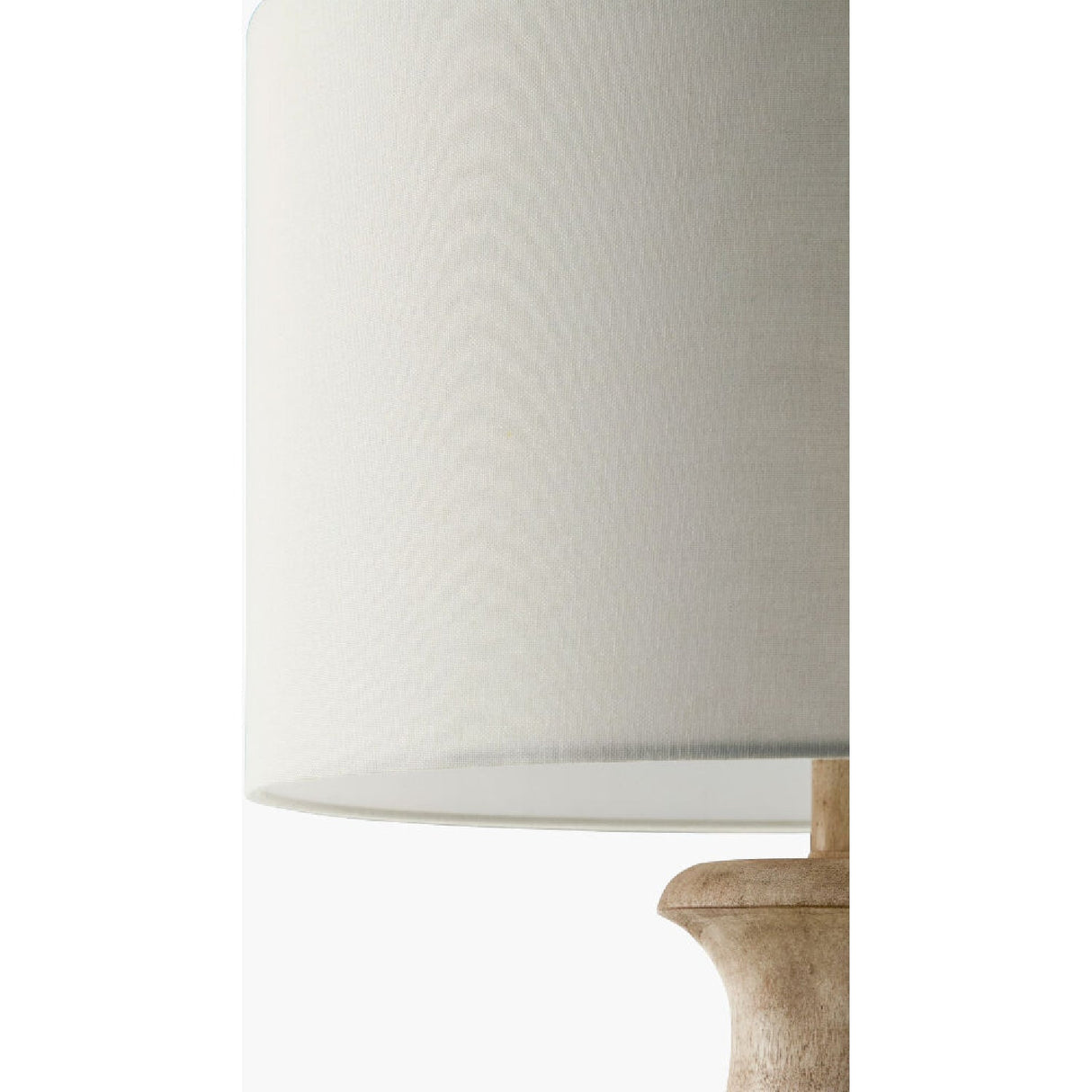Modern European furniture - White Linen Accent Table Lamp - www.oroa.com