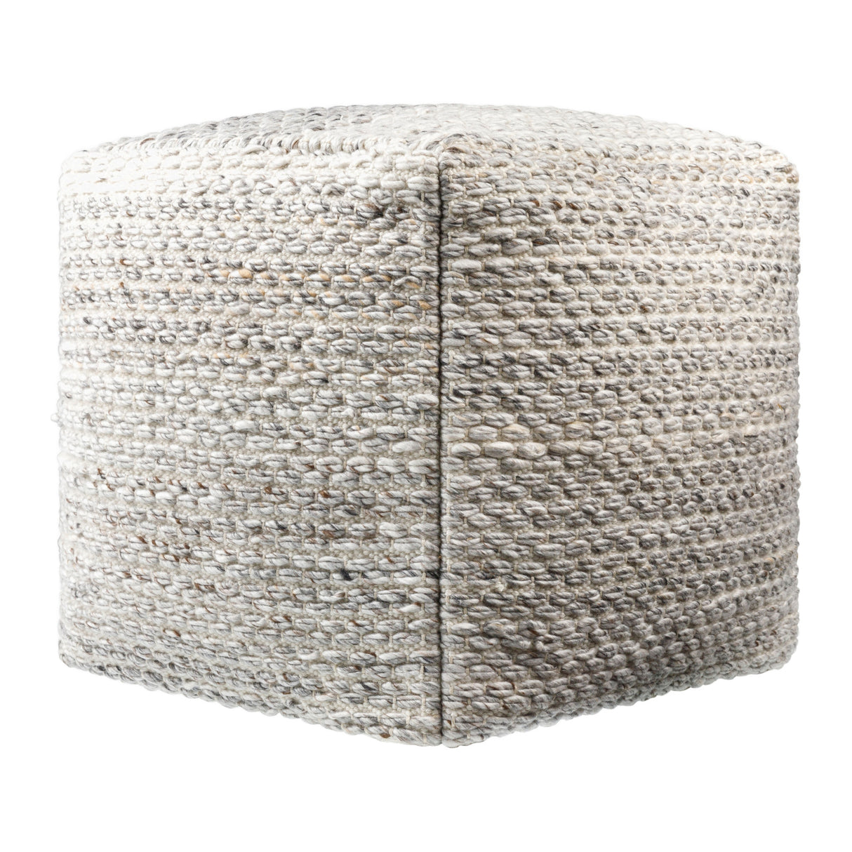 Woven Cube Outdoor Pouf | Oroa.com