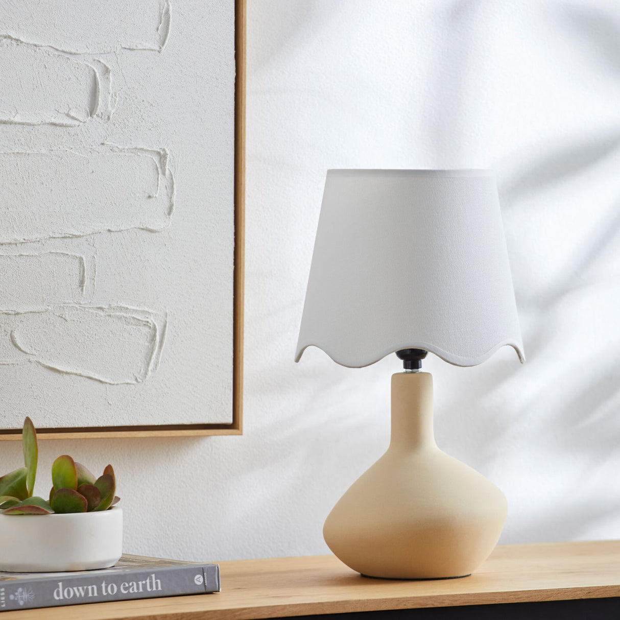 Modern European furniture - Wavy Rattan Accent Table Lamp - www.oroa.com