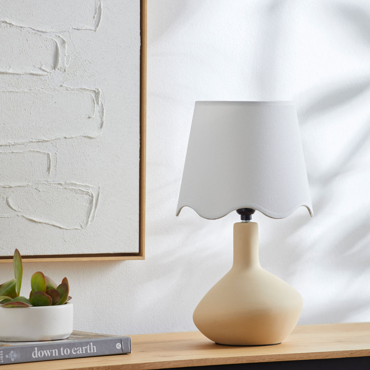 Modern European furniture - Wavy Rattan Accent Table Lamp - www.oroa.com