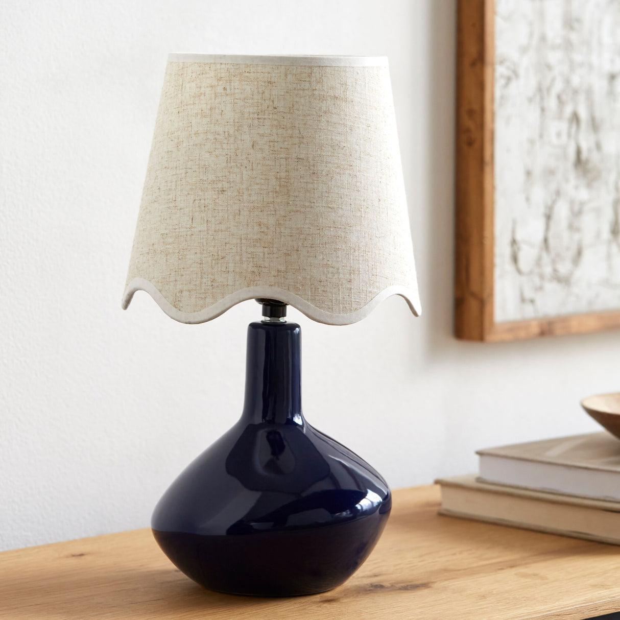 Modern European furniture - Wavy Rattan Accent Table Lamp - www.oroa.com
