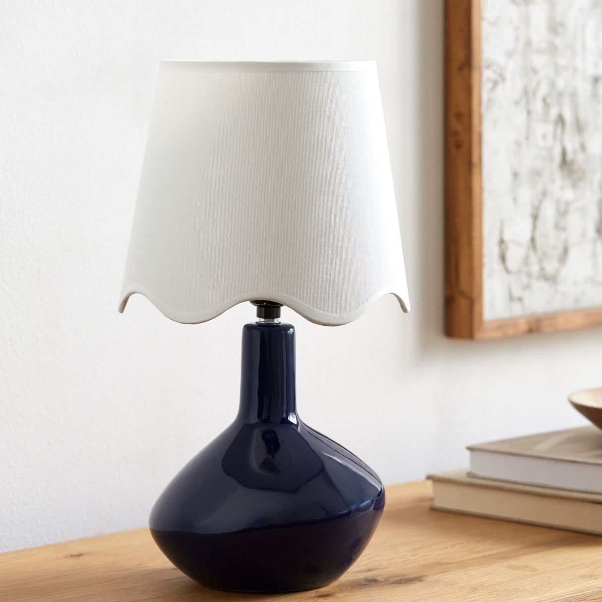 Modern European furniture - Wavy Rattan Accent Table Lamp - www.oroa.com