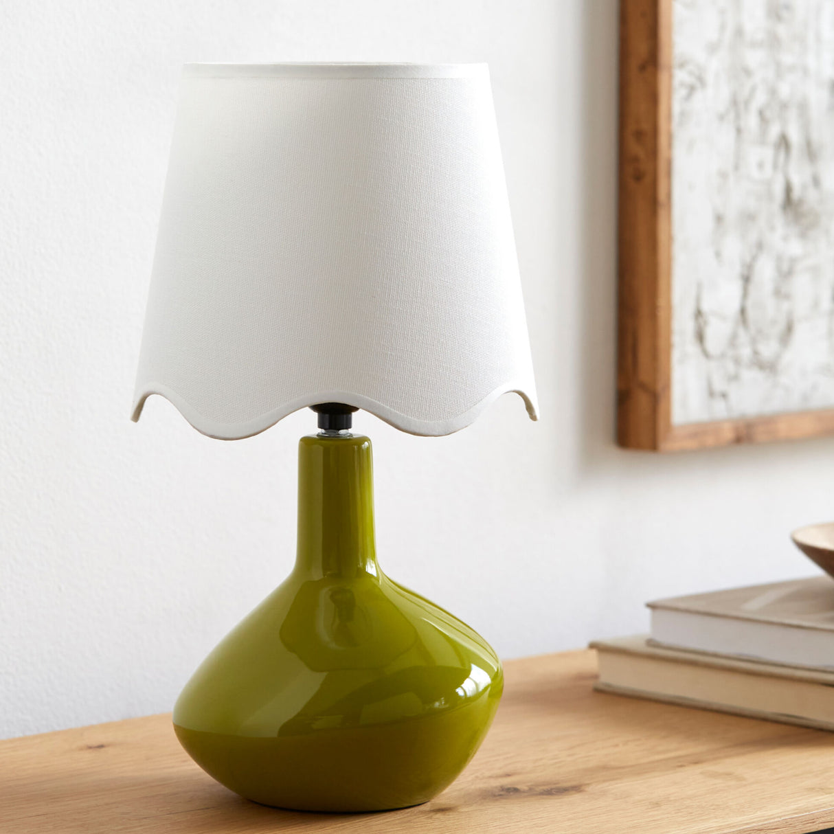 Modern European furniture - Wavy Rattan Accent Table Lamp - www.oroa.com