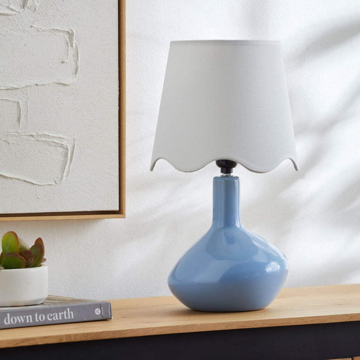 Modern European furniture - Wavy Rattan Accent Table Lamp - www.oroa.com