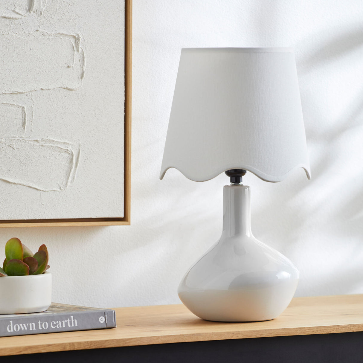 Modern European furniture - Wavy Rattan Accent Table Lamp - www.oroa.com