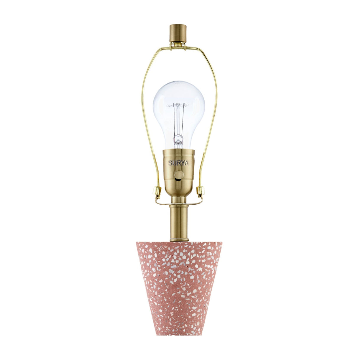 Modern European furniture - Terrazzo Red Accent Table Lamp - www.oroa.com