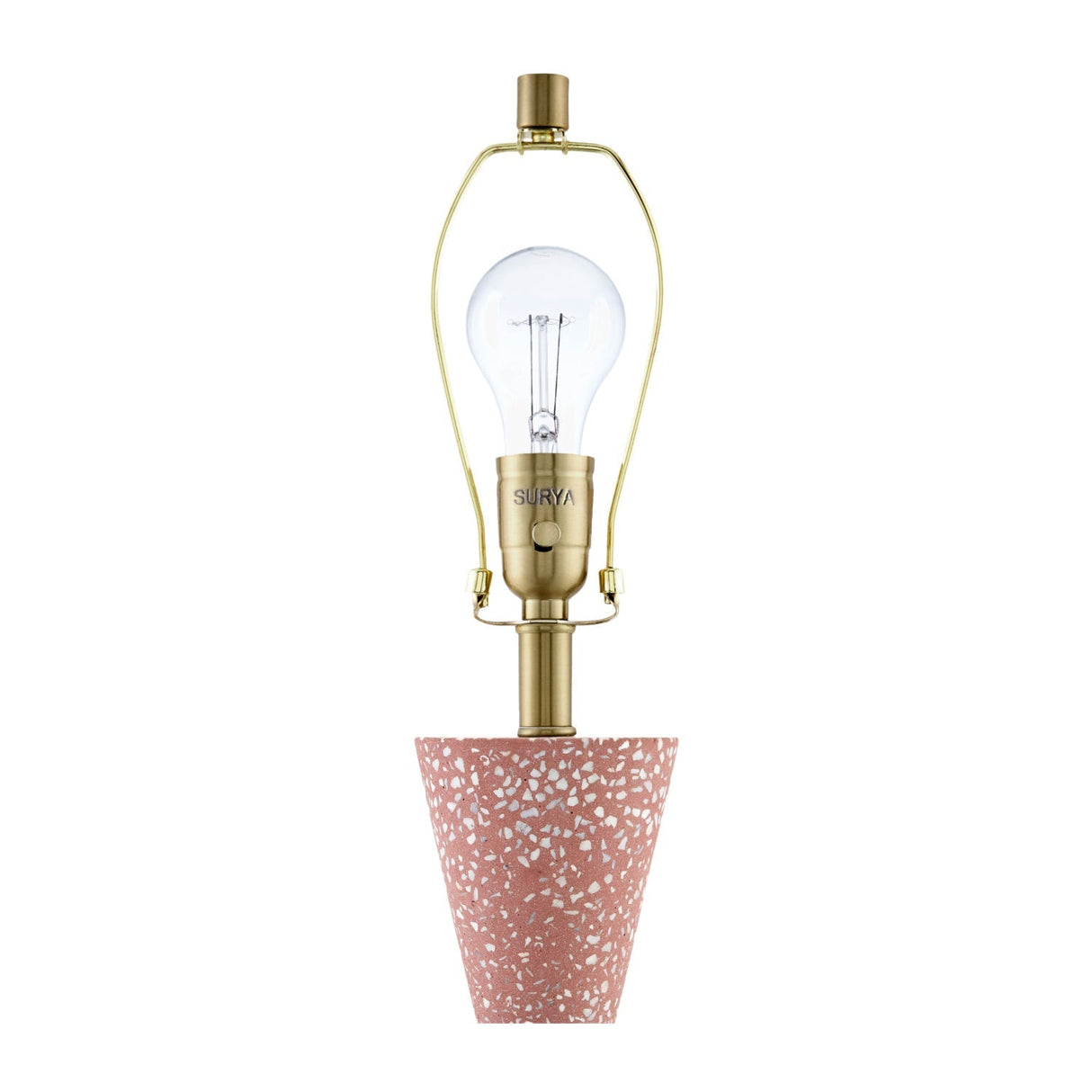Modern European furniture - Terrazzo Red Accent Table Lamp - www.oroa.com
