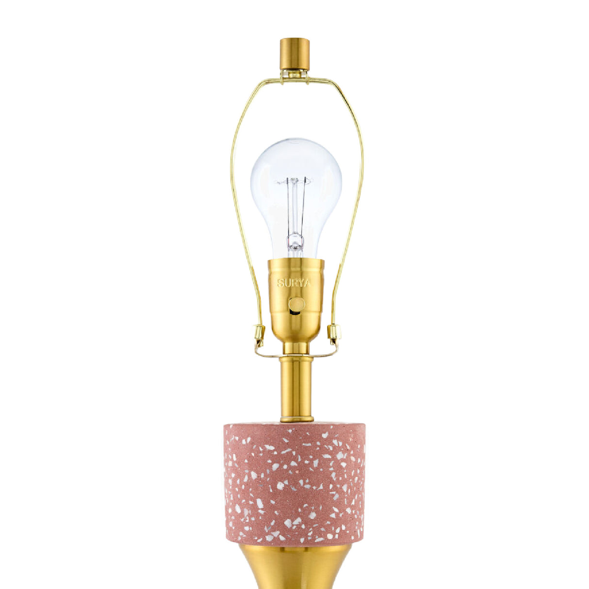 Terrazzo Finish Hourglass Table Lamp | Oroa.com