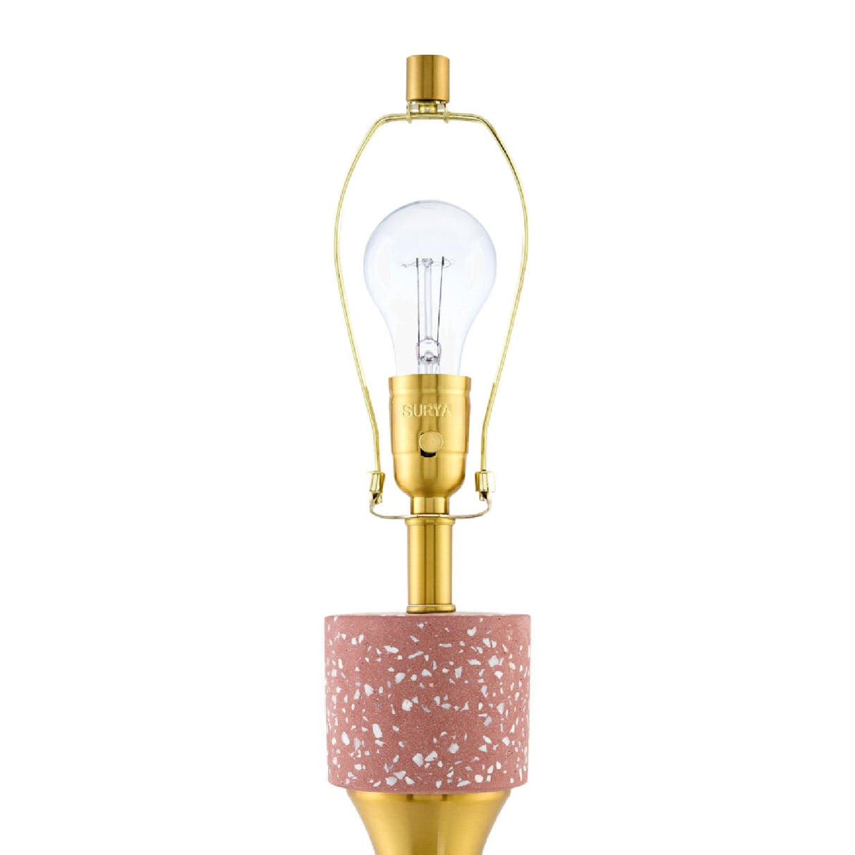 Modern European furniture - Terrazzo Finish Hourglass Table - www.oroa.comLamp