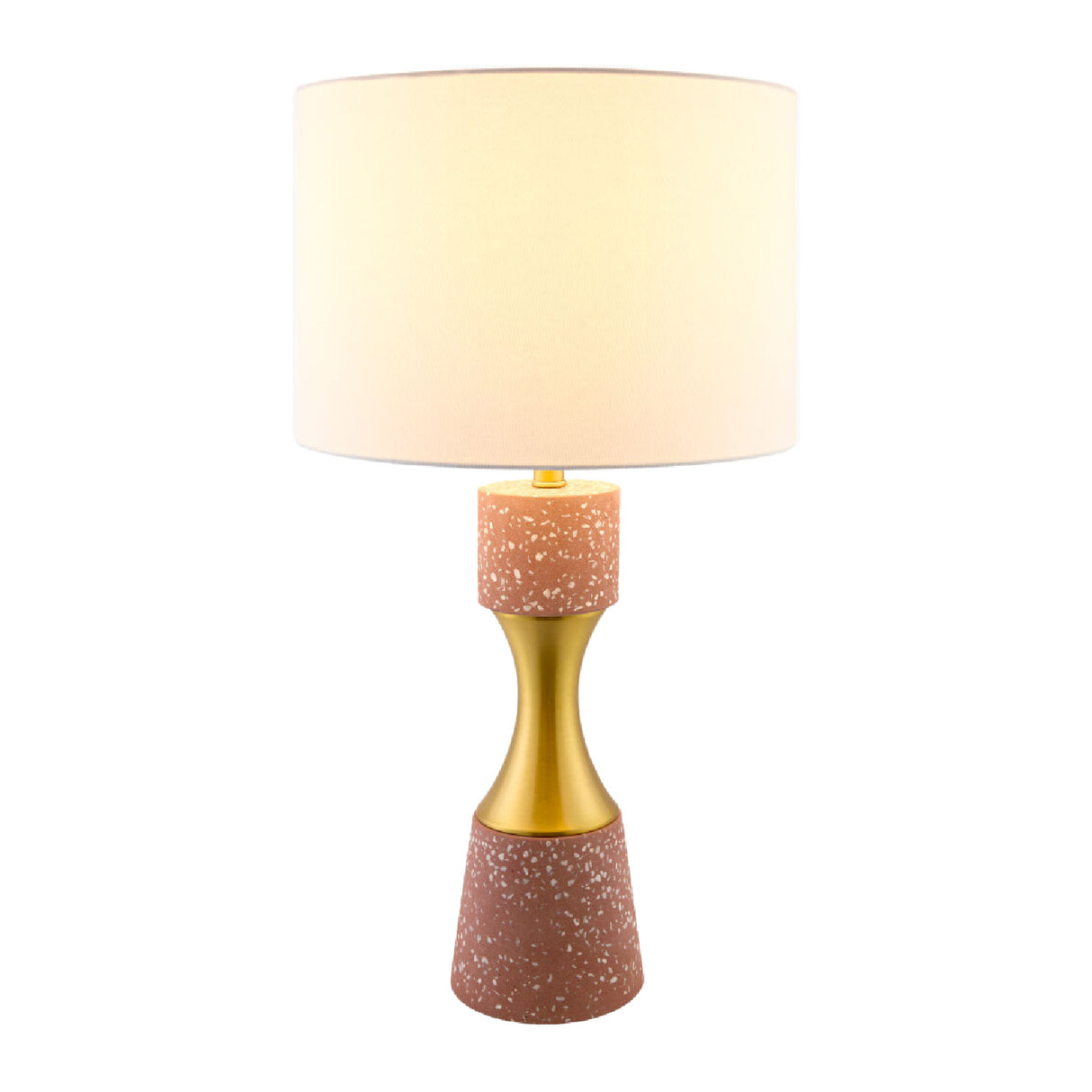 Terrazzo Finish Hourglass Table Lamp | Oroa.com