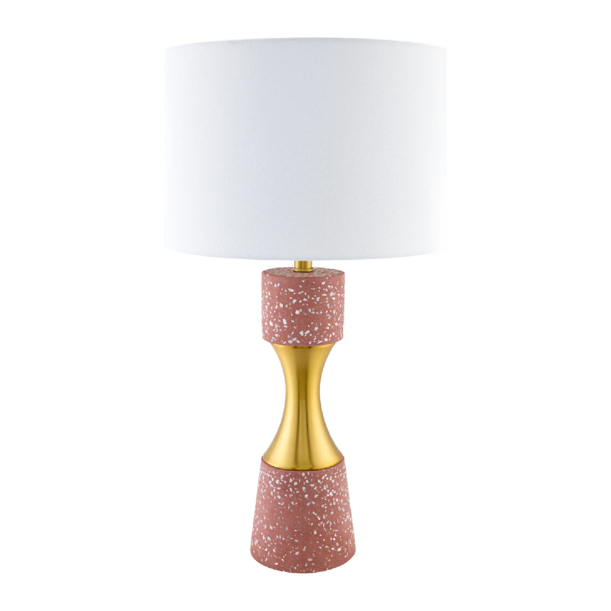 Terrazzo Finish Hourglass Table Lamp | Oroa.com