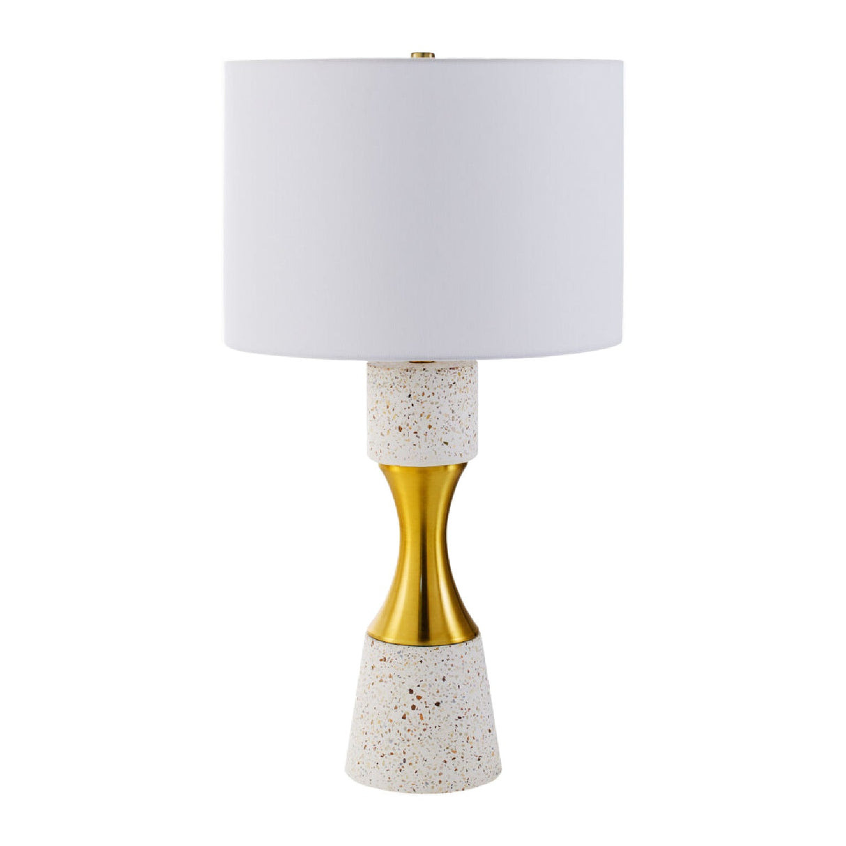 Modern European furniture - Terrazzo Finish Hourglass Table - www.oroa.comLamp
