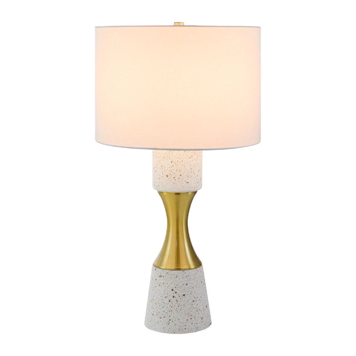 Modern European furniture - Terrazzo Finish Hourglass Table - www.oroa.comLamp