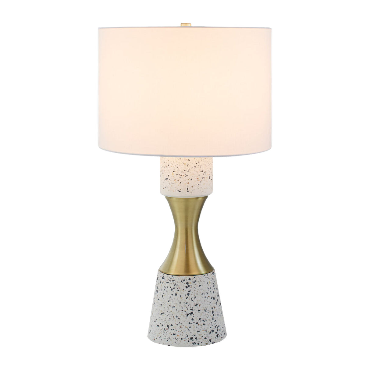 Terrazzo Finish Hourglass Table Lamp | Oroa.com